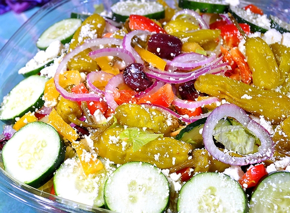 Greek Salad - Small - Item # 943 - Dave's Fresh Marketplace Catering RI